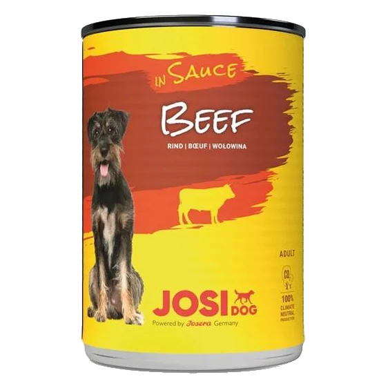 JosiDog konzerva Dog Beef in sauce 415 g