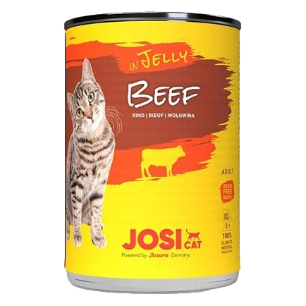 JosiCat konzerva Cat Beef in Jelly 400 g