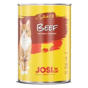 JosiCat konzerva Cat Beef in Sauce 415 g