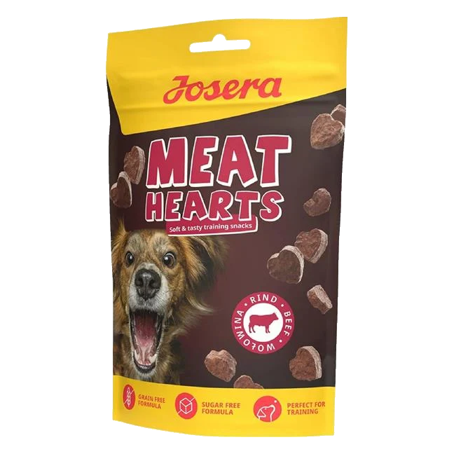 Josera pamlsok Dog Meat Hearts Beef 70 g
