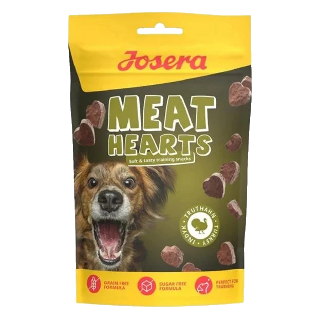 Josera pamlsok Dog Meat Hearts Turkey 70 g