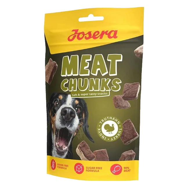 Josera pamlsok Dog Meat Chunks Turkey 70 g