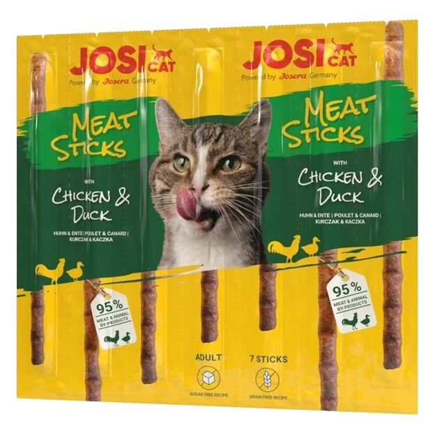 JosiCat pamlsok Cat Meat Sticks Chicken&Duck 35 g