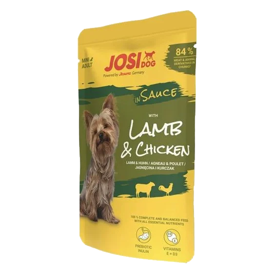 JosiDog kapsička Mini Dog Lamb&Chicken in Sauce 100 g