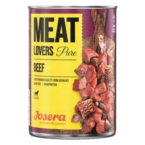 Josera konzerva Dog Meat Lovers Junior Pure Beef 400 g