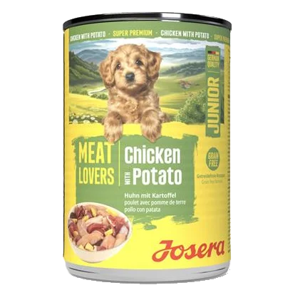 Josera konzerva Dog Meat Lovers Junior Menu Chicken NEW 400 g