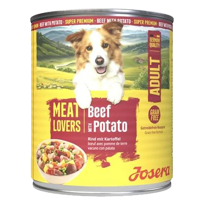 Josera konzerva Dog Meat Lovers Beef with Potato NEW 800 g