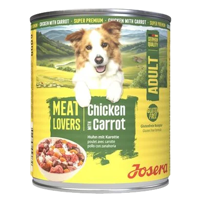 Josera konzerva Dog Meat Lovers Chicken with Carrot NEW 400 g