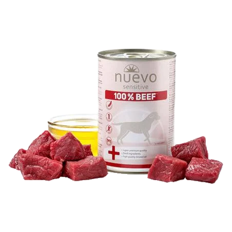 NUEVO dog Sensitive 100% Beef bal. 6 x 400 g konzerva
