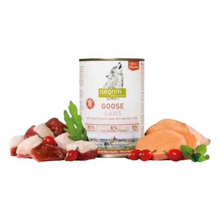 ISEGRIM dog Adult Goose with sweet potato konz. 400g