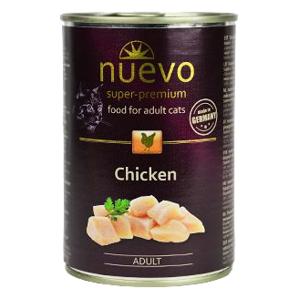 NUEVO cat Kuracia konzerva 400g