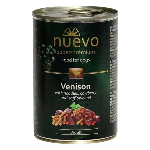 NUEVO dog Adult Venison Menue bal. 6 x 400 g konzerva