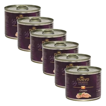 NUEVO cat Adult Chicken bal. 6 x 200 g konzerva