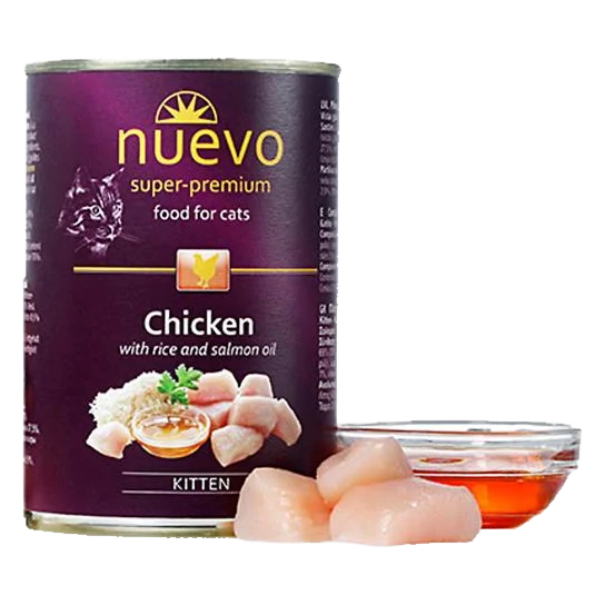 NUEVO cat Kitten Chicken bal. 6 x 400 g konzerva