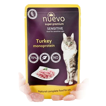 NUEVO cat kapsička Sensitive Morka 85g