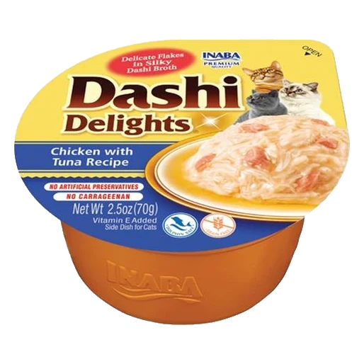 Inaba Dashi Delights cat Kura s tuniakom 70 g vanička