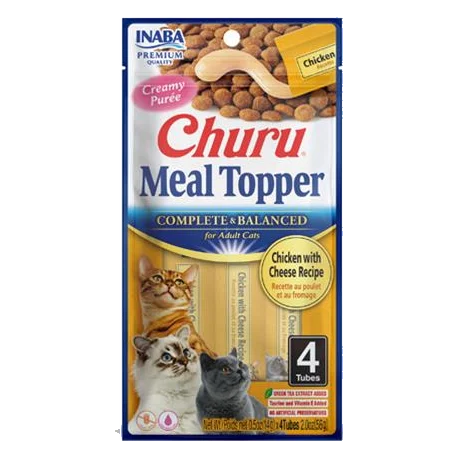 Inaba Churu Meal Topper cat Kura so syrom 4 tuby 56 g