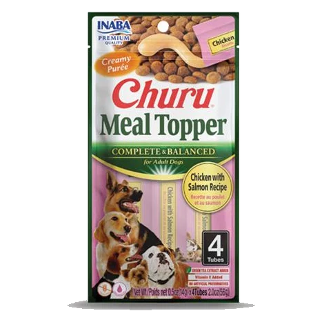 Inaba Churu Meal Topper dog Kura s lososom 4 tuby 56 g