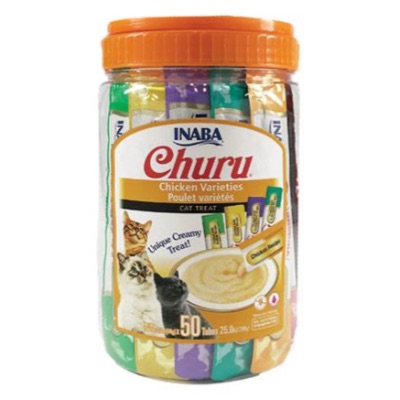 Pamlsok Inaba Churu cat Tuniak 6 príchutí 60 túb 840 g