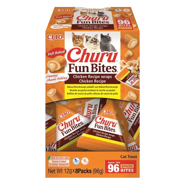 Pamlsok Inaba Churu Fun Bites cat kura 8 x 12 g