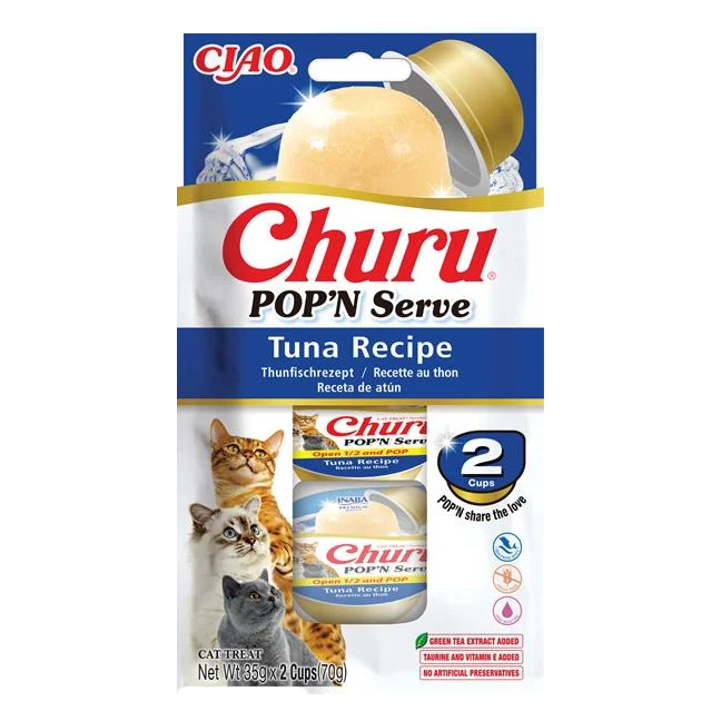 Pamlsok Inaba Churu POP'N Serve  cat tuniak 2 x 35 g