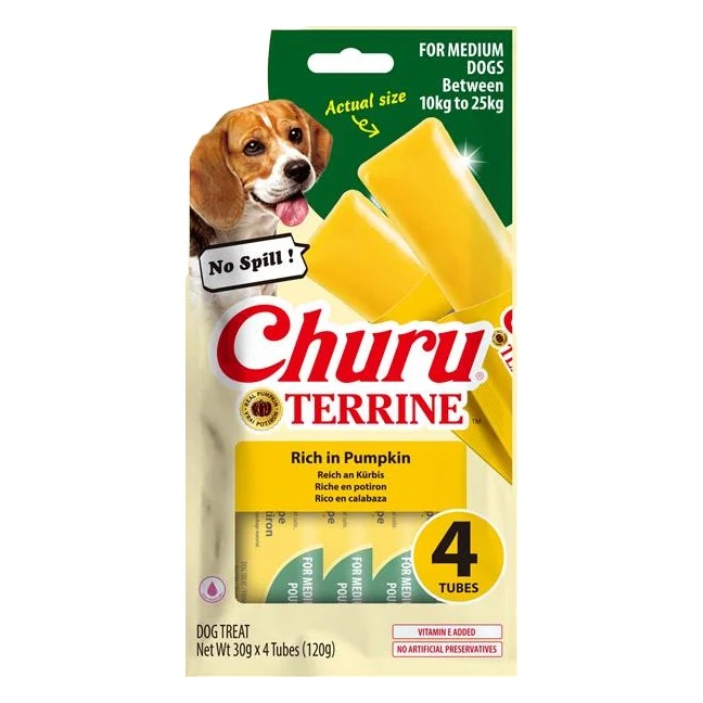 Pamlsok Inaba Churu Terrine dog tekvica 4 x 30 g