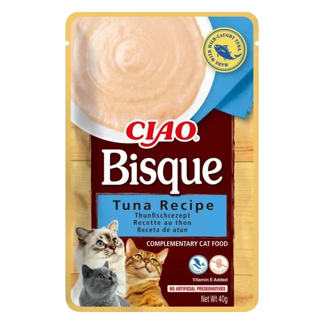 Inaba CIAO Bisque Cat Kapsička Tuniak 1 ks 40 g