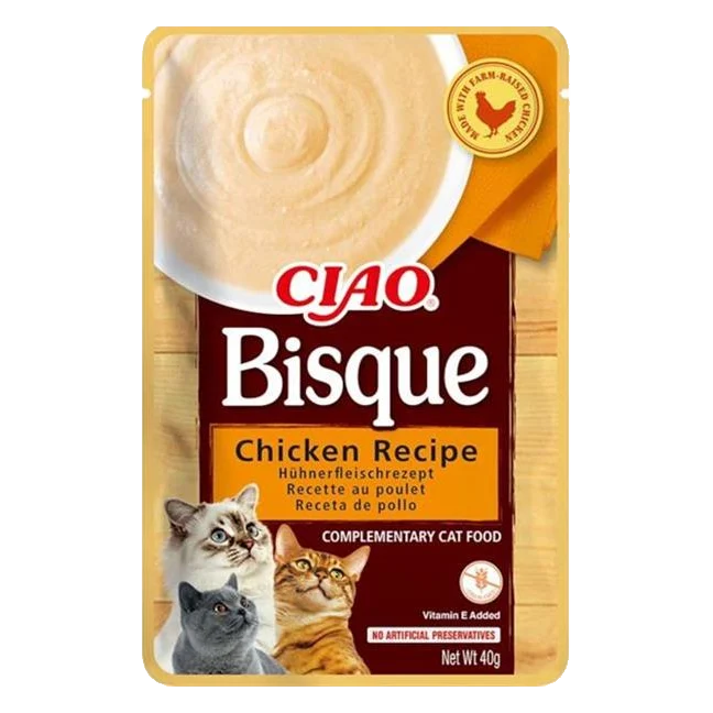Inaba CIAO Bisque Cat Kapsička Kura 1 ks 40 g