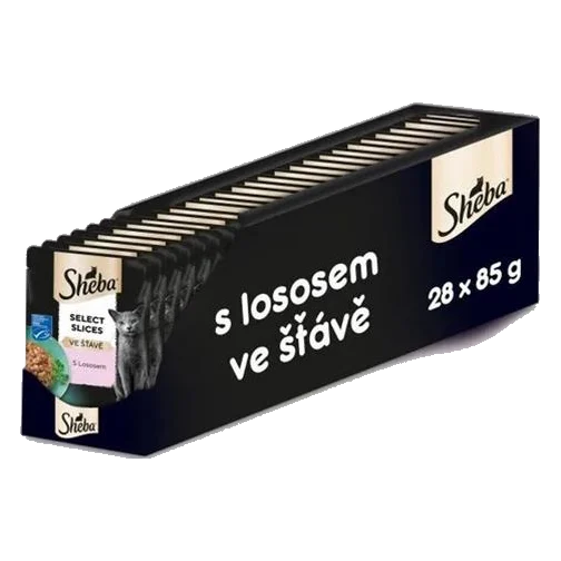 Mars SHEBA kapsička s Lososom v šťave 28 x 85 g