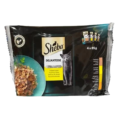Mars SHEBA kapsička Hydinový výber v želé 4 x 85 g