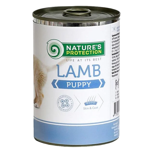 Natures P KONZERVA dog puppy lamb 400 g