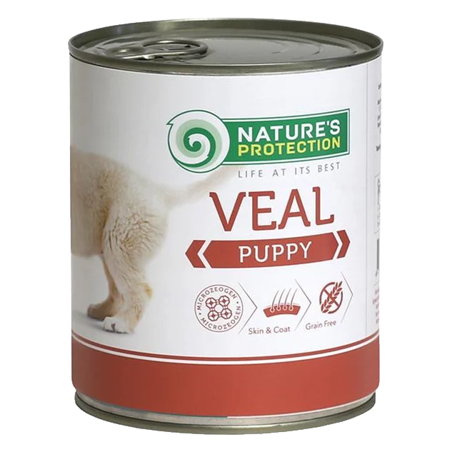 Natures P KONZERVA dog puppy veal 800 g