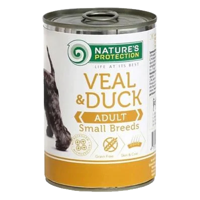 Natures P KONZERVA dog adult Veal & Duck small breed 400 g