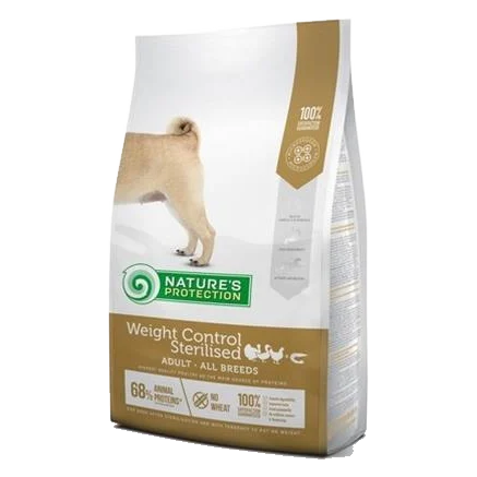 Natures P dog adult weight control sterilised poultry with krill all breeds 4 kg