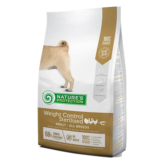 Natures P dog adult weight control sterilised poultry with krill all breeds 12 kg