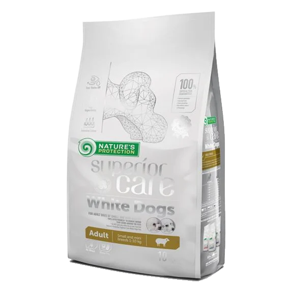 Natures P Superior care white dog adult lamb small&mini 10 kg