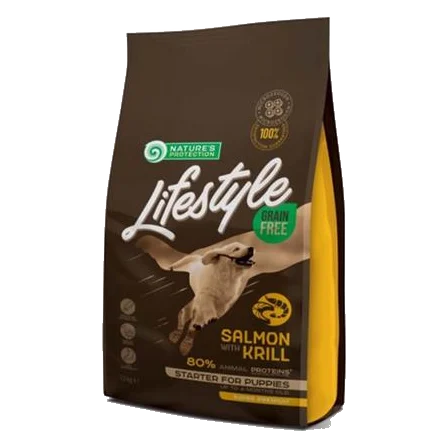 Natures P Lifestyle dog puppies all breeds salmon & krill 1,5 kg