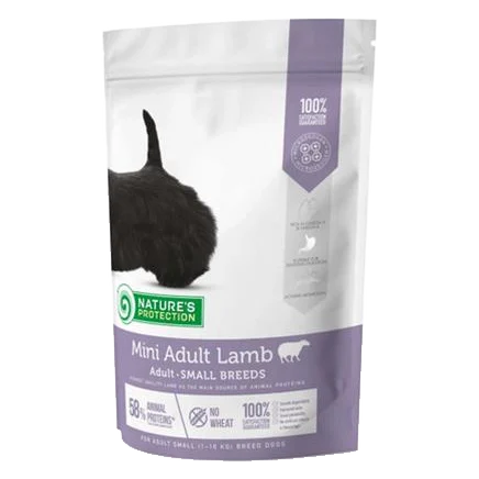 Natures P dog adult mini lamb 500 g