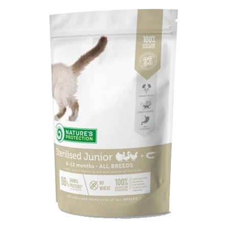 Natures P cat junior sterilised poultry 400 g
