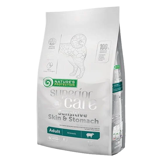 Natures P Superior care dog GF adult Sensitive skin&stomach lamb small breeds 1,5 kg