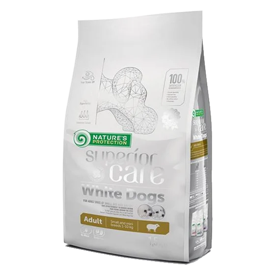 Natures P PRO Superior care white dog GF adult lamb small&mini 17 kg