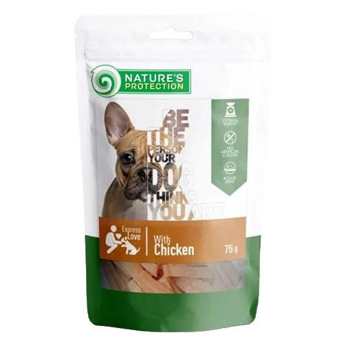 Pamlsok Natures P Snack dog chicken 75 g