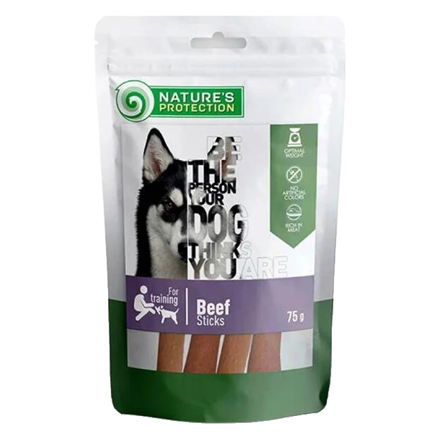 Pamlsok Natures P Snack dog beef sticks 75 g