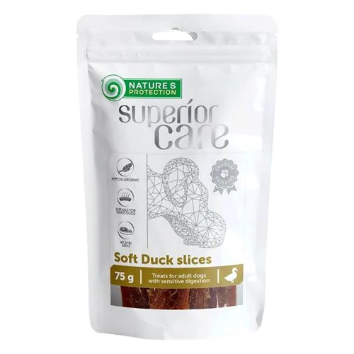 Pamlsok Natures P Superior Care snack dog duck slices 75 g