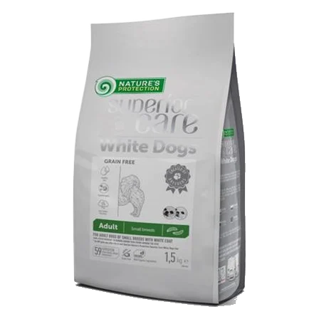 Natures P Superior care white dog GF adult Insect small breed 1,5 kg