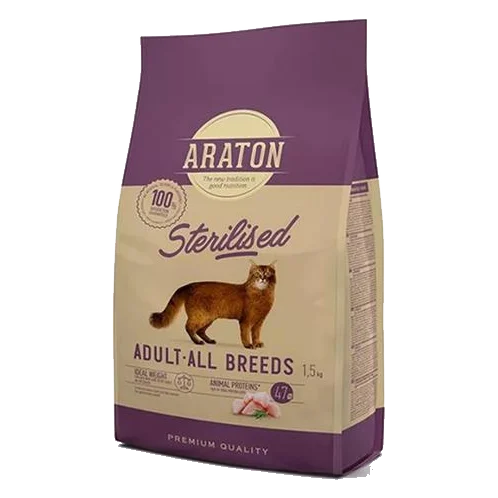 ARATON cat adult sterilised NEW 1,5 kg