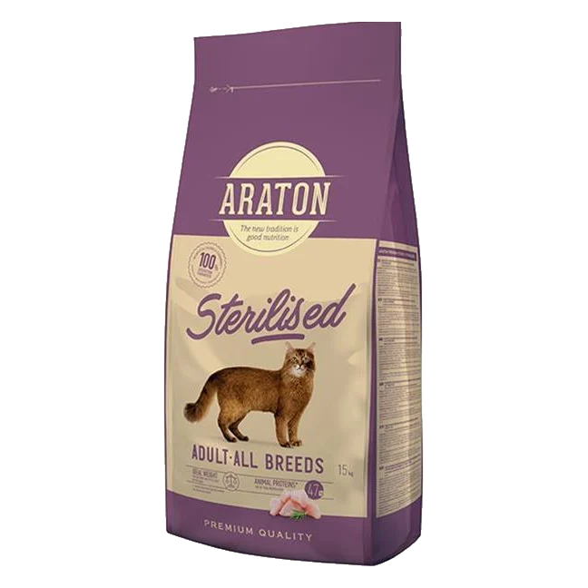 ARATON cat adult sterilised NEW 15 kg