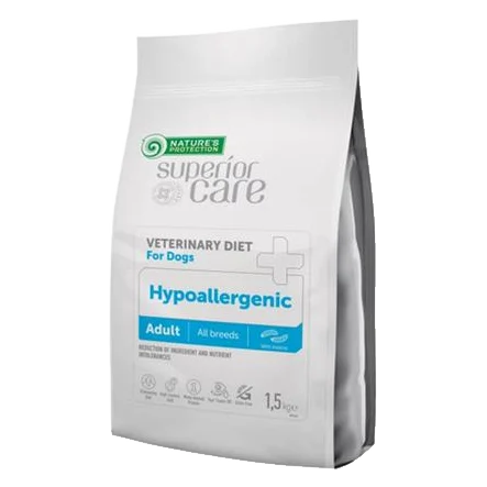 Natures P Superior care VET hyppoallergenic dog adult dietetic all breeds insects 1,5 kg