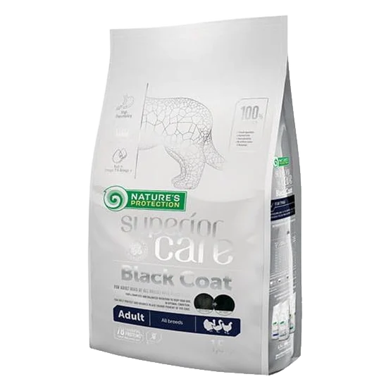 Natures P Superior care dark coat dog adult poultry all breeds 1,5 kg