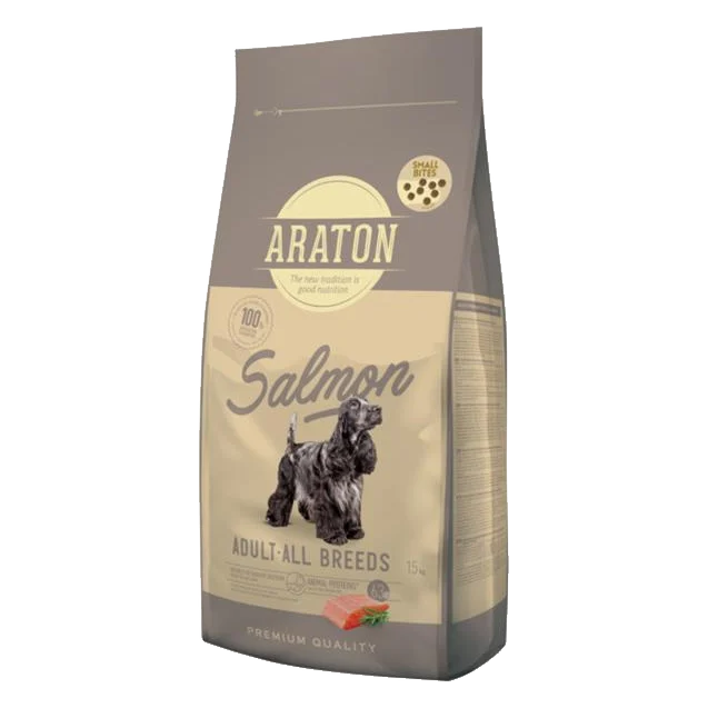 ARATON dog adult salmon small 15+1 kg